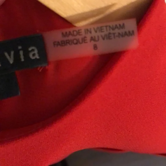 NWT Alice + Olivia Classics Cherry Peplum Dress, Size 8. Retail $330. - Picture 11 of 14